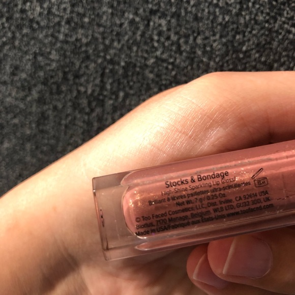 Too Faced High-Shine Sparkling Lip Gloss & Too Faced matte long wear lipstick - Picture 8 of 12